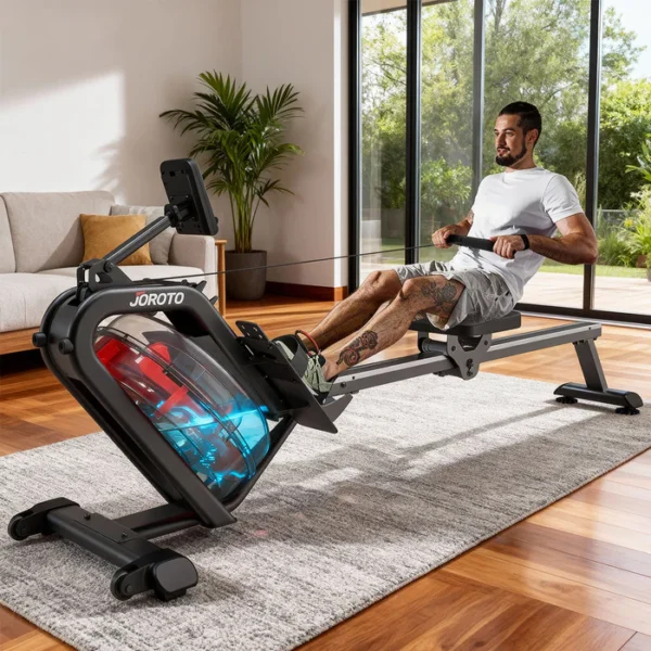 Remo Ergométrico JOROTO MR26 Série YAMO - Remo dobrável para um treino completo em casa
