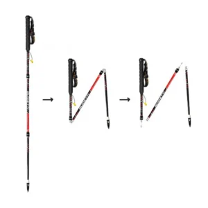 Bastões de caminhada Guidetti Silver Aero (cinza)