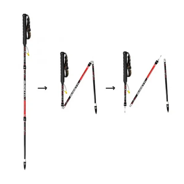 Bastões de caminhada Guidetti Silver Aero (cinza)