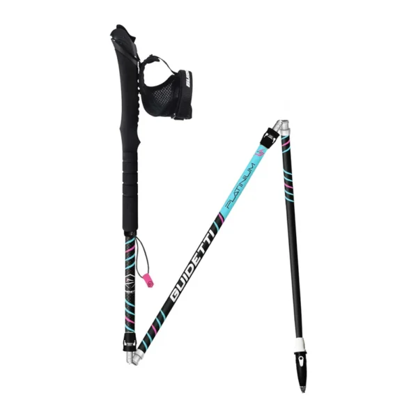 Guidetti_Aug25-R20711-Turquoise-Rose_1 Bastões de trekking Guidetti Platinum Pulse (Azul)