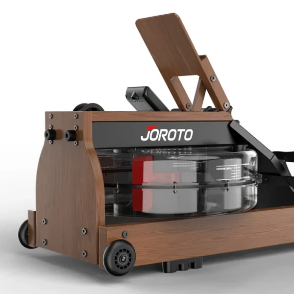 Máquina de Remo a Água JOROTO MR280PRO – Carvalho FSC e Dobrável para Casa, Apartamento e Exercícios Cardiovasculares
